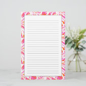 熱帯シュロの葉 便箋 (スタンド正面)