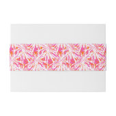 熱帯シュロの葉 招待状ベリーバンド (裏面例)