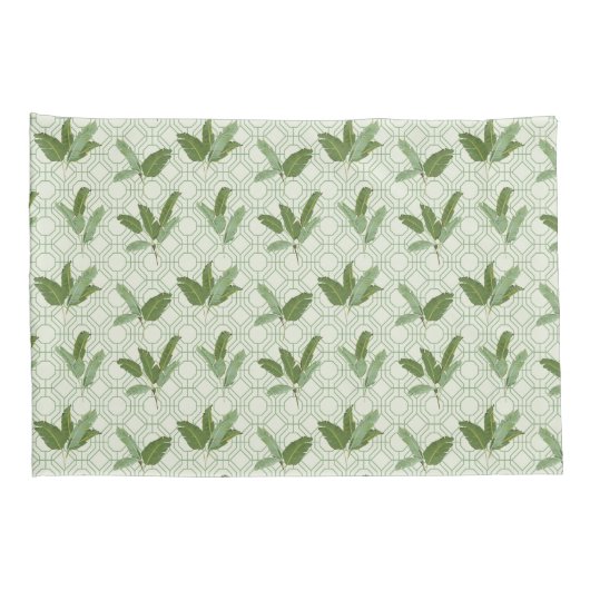 熱帯シュロの葉 枕カバー (裏面-右)