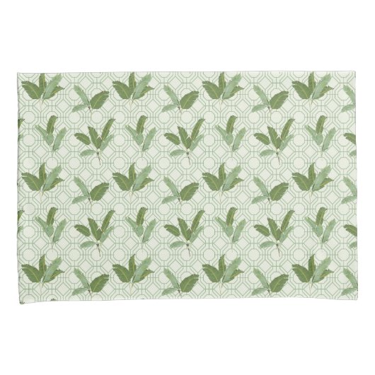 熱帯シュロの葉 枕カバー (正面右)