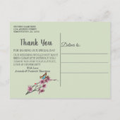 熱帯シュールの風景ありがとう 案内ポストカード (裏面)