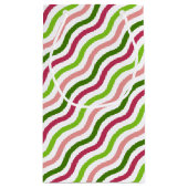 熱帯シンプル波ストライプ抱き枕 スモールペーパーバッグ (裏面)