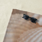 熱帯シーシェルビーチ写真 ビーチタオル (インサイチュ)