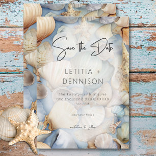 熱帯シーシェルモダンス結婚シーン セーブザデート