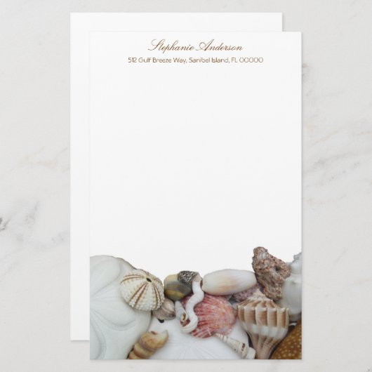 熱帯シーセル縁ど個人筆記用紙 便箋 (正面/裏面)