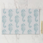 熱帯シーホース、シーホースパターン – ブルーグレー ペーパーパッド (インサイチュ)