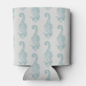 熱帯シーホース、シーホースパターン – ブルーグレー 缶クーラー (裏面)