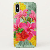 熱帯シームレスハイビスカス Case-Mate iPhoneケース (裏面)