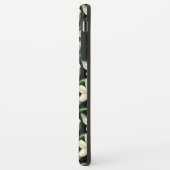 熱帯シームレスパターン白い花の緑の葉 Case-Mate iPhoneケース (裏面/左)