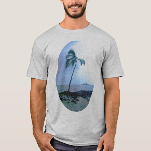 熱帯シーンTシャツ Tシャツ (正面)