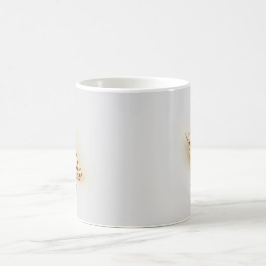 熱帯ジエレガントュノニアフロリダビーチシェル名 コーヒーマグカップ (中央)