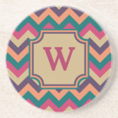 熱帯ジグザグサンドストーンコースター コースター (正面)