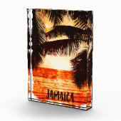 熱帯ジャマイカサンセットカリブのアイランド フォトブロック (右)