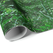 熱帯ジャングルに照らされた樹冠 ラッピングペーパー (ロールコーナー)