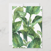 熱帯ジャングルの菓子16のパーティの招待状 招待状 (裏面)