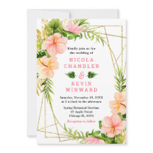 熱帯ジャングルの葉の結婚式