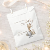 熱帯ジャングルの赤ちゃんシャワー フェイバーバッグ (クリップ留めされた状態)