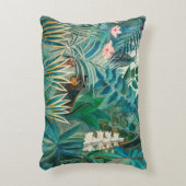 熱帯ジャングルの野絵画生生物 アクセントクッション (正面(垂直))
