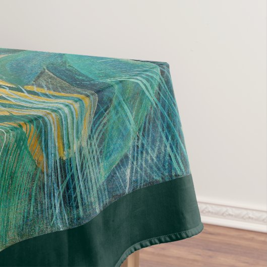 熱帯ジャングルの野絵画生生物 テーブルクロス (インサイチュ)