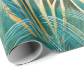 熱帯ジャングルの野絵画生生物 ラッピングペーパー (ロールコーナー)