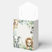 熱帯ジャングルサファリアニマルグリーン離れパーティー フェイバーボックス (オープン)