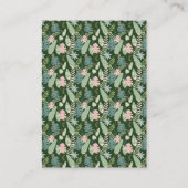 熱帯ジャングルサファリ動物の男の子の赤ちゃんシャワー エンクロージャーカード (裏面)