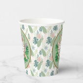 熱帯ジャングルサファリ動物の男の子の赤ちゃんシャワー 紙コップ (右)