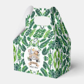 熱帯ジャングルサファリ動物パーティー フェイバーボックス (裏面サイド)