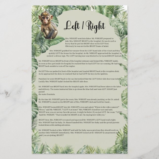 熱帯ジャングルサファリ離れーの動物の右ゲーム (正面)