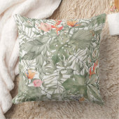 熱帯ジャングルパターン クッション (ブランケット)