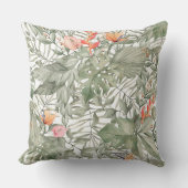 熱帯ジャングルパターン クッション (正面)
