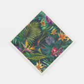 熱帯ジャングルフラワーズ紙 スタンダードランチョンナプキン (角)