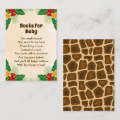 熱帯ジャングルブックスベビー エンクロージャーカード (正面/裏面)