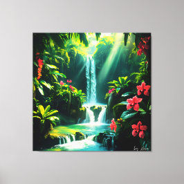 熱帯ジャングルブリス キャンバスプリント