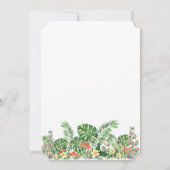 熱帯ジャングルベビー動物ありがとう (裏面)