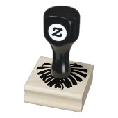 熱帯ジャングルリーフシルエット ラバースタンプ (スタンプ)