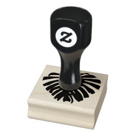 熱帯ジャングルリーフシルエット ラバースタンプ