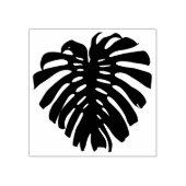 熱帯ジャングルリーフシルエット ラバースタンプ (インプリント)
