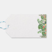 熱帯ジャングル産のベビーアニマル ギフトタグ (裏面横)