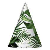 熱帯ジャングル葉ののパターン#12 (2020 Edition) パーティーハット (左)