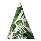 熱帯ジャングル葉ののパターン#12 (2020 Edition) パーティーハット (右)