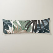 熱帯ジャングル葉のパターン#13 (紅葉) ボディピロー (裏面)