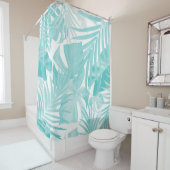 熱帯ジャングル葉のパター#15 #tropical #art シャワーカーテン (インサイチュ)