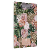 熱帯ジャングル葉の熱帯雨林の花 クリップボード (右)