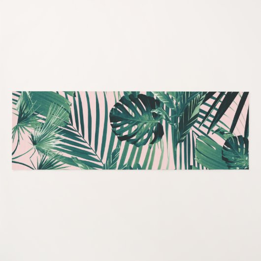 熱帯ジャングル葉ズシエスタ2 #tropical  ヨガマット (正面(横))