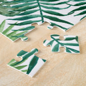 熱帯ジャングル葉 ジグソーパズル (側面)