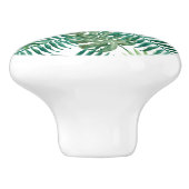 熱帯ジャングル葉 セラミックノブ (側面)