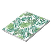 熱帯ジャングル葉 ノートパッド (回転)
