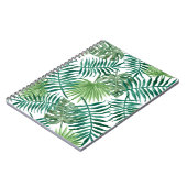 熱帯ジャングル葉 ノートブック (左側)