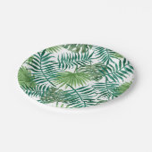 熱帯ジャングル葉 ペーパープレート (アングル)